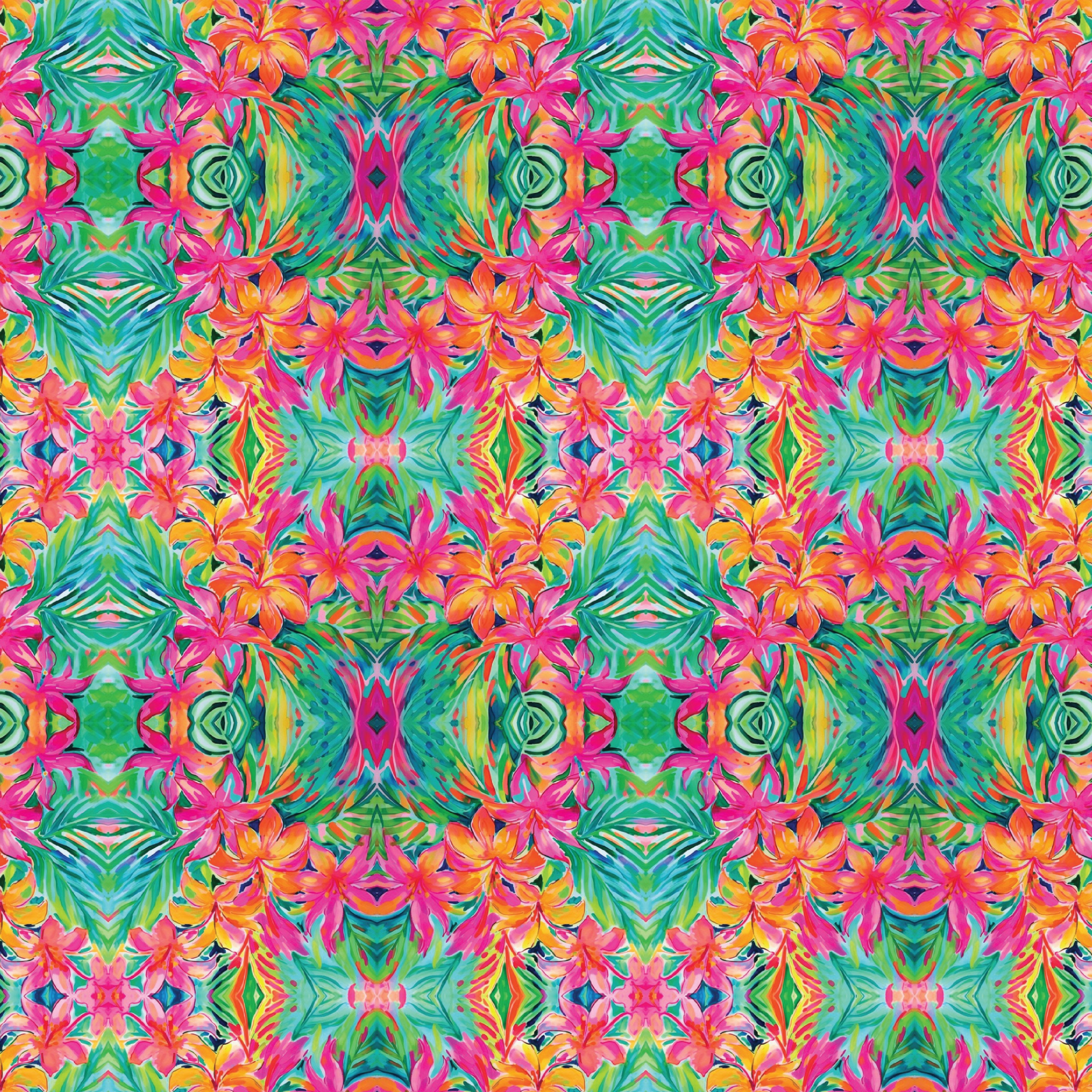 Preppy Tropical Watercolor Pattern Acrylic Sheets - CMB Pattern Acrylic